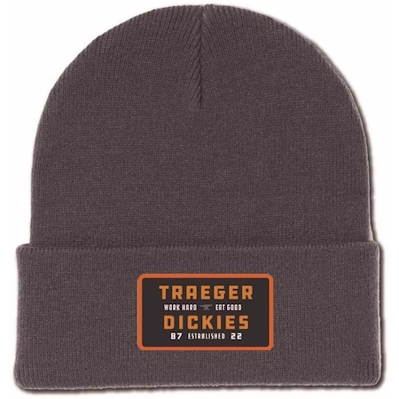 Traeger Beanie Heather Gray One Size Fits Most